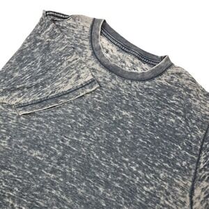 In Your Face Apparel Men's Size S Small Acid Wash T Shirt Gray Blue Short Sleeve